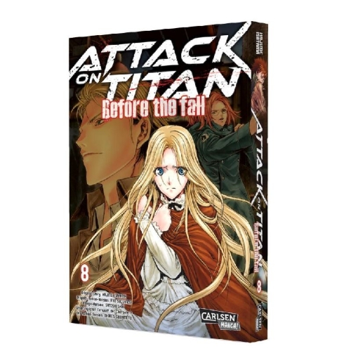 Buchcover und Innenansicht für das Buch: Shingeki no Kyojin - Before the Fall