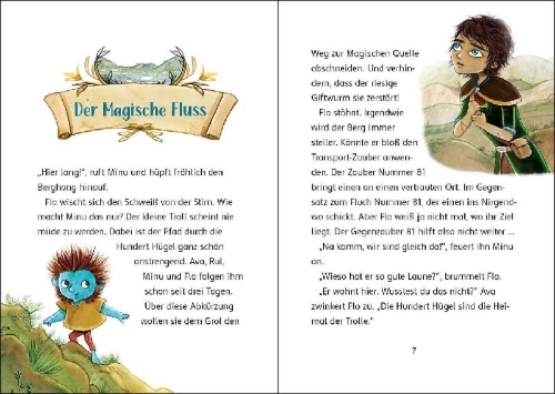 Buchcover und Innenansicht für das Buch: Der Zauberschüler (Band 3) - Im Schatten des roten Drachen