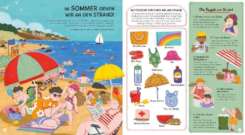 Buchcover und Innenansicht für das Buch: Das große Buch unserer Meere