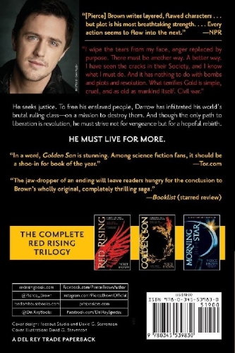 Buchcover und Innenansicht für das Buch: Red Rising 2. Golden Son