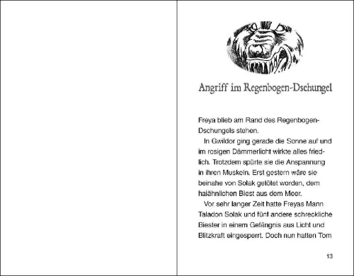 Buchcover und Innenansicht für das Buch: Kajin the Beast Catcher