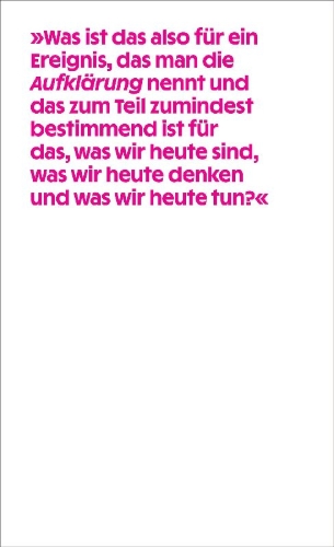 Buchcover und Innenansicht für das Buch: Was ist Aufklärung?