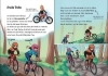 Buchcover und Innenansicht für das Buch: Leselöwen 3. Klasse - Aufregung im Bike-Park
