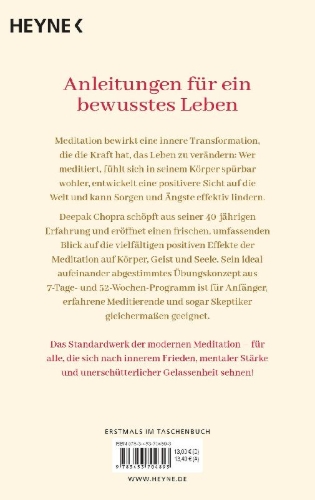 Buchcover und Innenansicht für das Buch: Total Meditation
