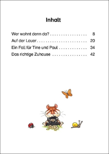 Buchcover und Innenansicht für das Buch: Leselöwen 2. Klasse - Ein Fall für die Tierretter