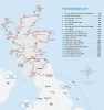Buchcover und Innenansicht für das Buch: Entdeckertouren mit dem Wohnmobil Schottland
