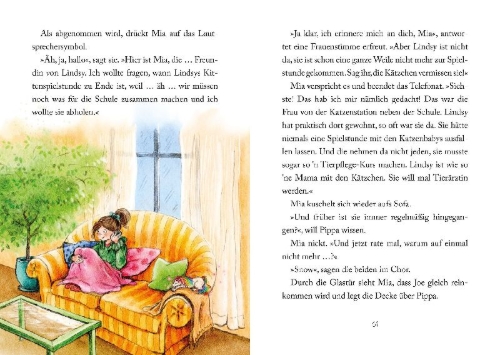 Buchcover und Innenansicht für das Buch: Pippa Pocket - Das Kleinhorn in meiner Hosentasche