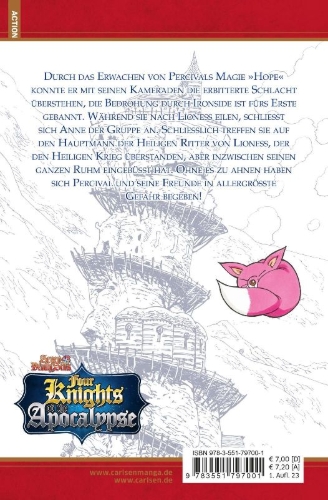 Buchcover und Innenansicht für das Buch: Mokushiroku no yonkishi