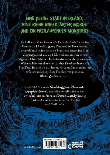Buchcover und Innenansicht für das Buch: Skulduggery Pleasant (Graphic-Novel-Reihe, Band 1) - Bad Magic