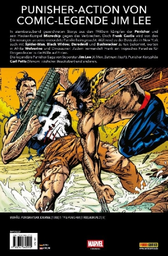 Buchcover und Innenansicht für das Buch: Punisher War Journal (1988) #1-#19; Punisher (1988) Annual #2 (III)