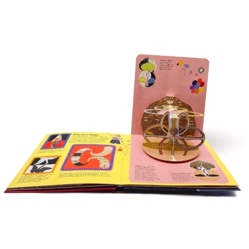 Buchcover und Innenansicht für das Buch: Hilma af Klint. A Pop-up-Book