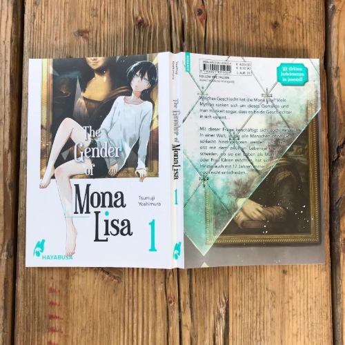 Buchcover und Innenansicht für das Buch: Seibetsu "Mona Lisa" no Kimi he.