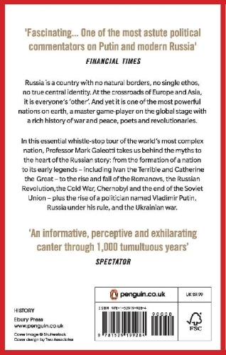 Buchcover und Innenansicht für das Buch: A Short History of Russia