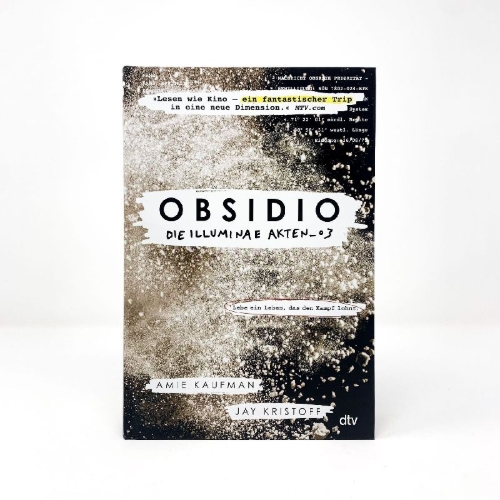 Buchcover und Innenansicht für das Buch: Obsidio