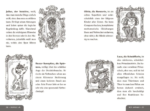 Buchcover und Innenansicht für das Buch: Murdle junior 2