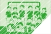 Buchcover und Innenansicht für das Buch: Zaubermalbuch. Fußball