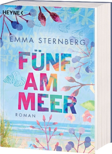Buchcover und Innenansicht für das Buch: Fünf am Meer