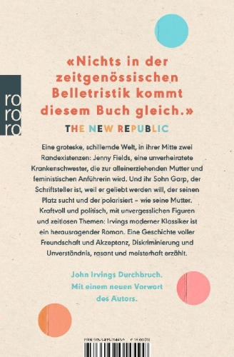 Buchcover und Innenansicht für das Buch: The World According to Garp