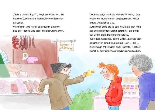 Buchcover und Innenansicht für das Buch: Vampire und Monster