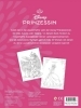 Buchcover und Innenansicht für das Buch: Disney Prinzessin: Malspaß mit 3D-Stickern
