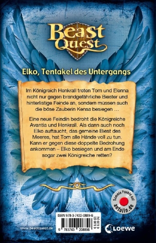 Buchcover und Innenansicht für das Buch: Elko Lord of the Sea