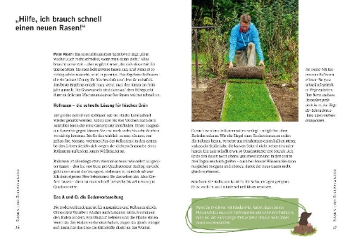 Buchcover und Innenansicht für das Buch: Die Garten-Docs