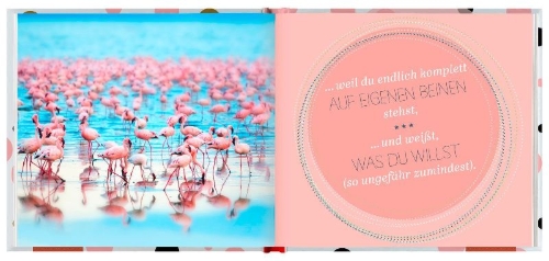 Buchcover und Innenansicht für das Buch: 30 ist einfach fabelhaft
