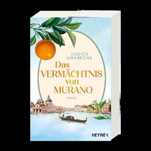 Buchcover und Innenansicht für das Buch: Das Vermächtnis von Murano