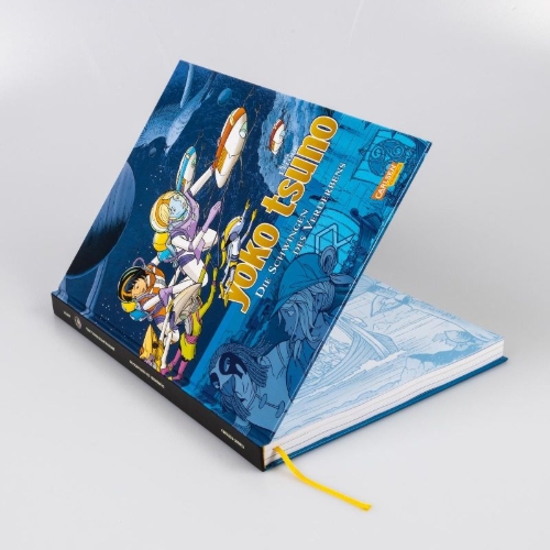 Buchcover und Innenansicht für das Buch: Yoko Tsuno Sammelbände 10: Die Schwingen des Verderbens