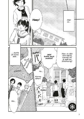 Buchcover und Innenansicht für das Buch: Kanojo ni Naritai Kimi to Boku 01