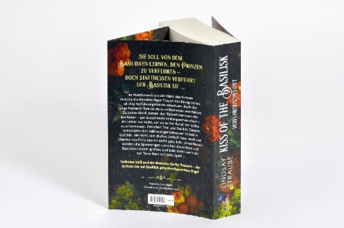 Buchcover und Innenansicht für das Buch: Kiss of the Basilisk (Split or Swallow 1)
