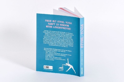 Buchcover und Innenansicht für das Buch: Yoga sur chaise