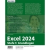 Buchcover und Innenansicht für das Buch: Excel 2024 - Stufe 1: Grundlagen