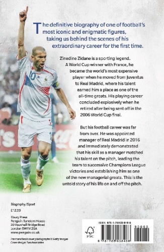 Buchcover und Innenansicht für das Buch: Zidane