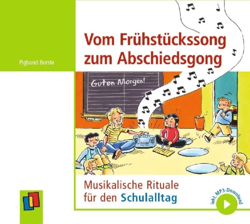 Buchcover und Innenansicht für das Buch: Vom Frühstückssong zum Abschiedsgong