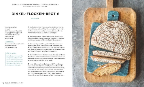 Buchcover und Innenansicht für das Buch: Brot backen