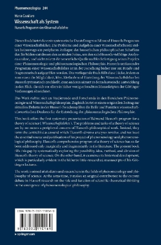 Buchcover und Innenansicht für das Buch: Wissenschaft als System