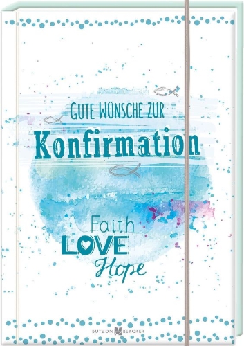 Buchcover und Innenansicht für das Buch: Gute Wünsche zur Konfirmation