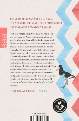 Buchcover und Innenansicht für das Buch: Die Erfindung der Sprache