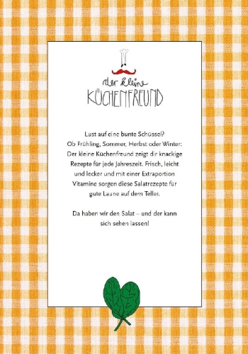 Buchcover und Innenansicht für das Buch: Da haben wir den Salat