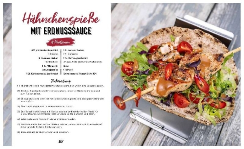 Buchcover und Innenansicht für das Buch: Einfach genial Grillen - Plancha & Feuerplatte