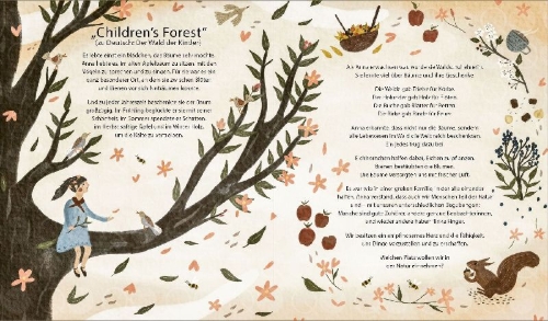 Buchcover und Innenansicht für das Buch: Happy Stories for Nature Lovers