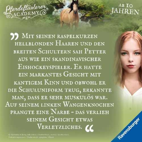 Buchcover und Innenansicht für das Buch: Pferdeflüsterer-Academy, Band 12 - Wild und verwundbar