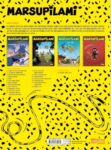 Buchcover und Innenansicht für das Buch: Marsupilami 5 - Baby Prinz