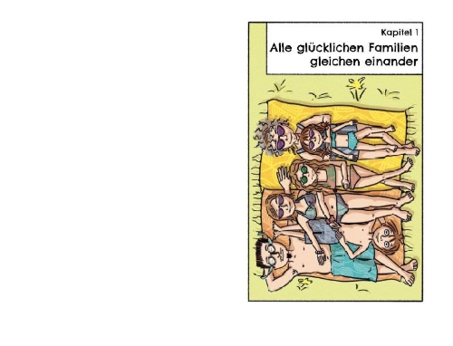 Buchcover und Innenansicht für das Buch: Oma verbuddeln