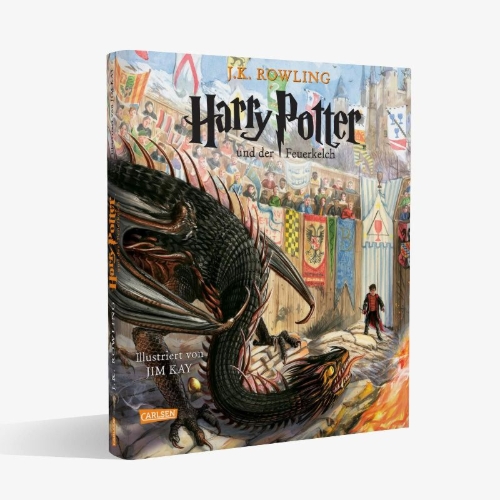 Buchcover und Innenansicht für das Buch: Harry Potter and the Goblet of Fire