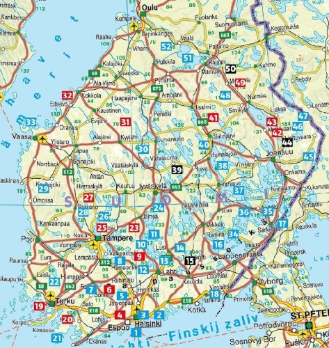 Buchcover und Innenansicht für das Buch: Finnland