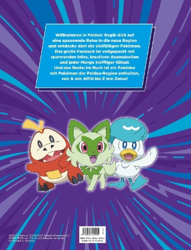 Buchcover und Innenansicht für das Buch: Pokemon Annual 2025