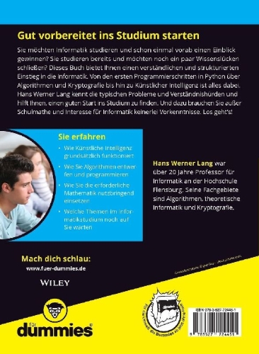 Buchcover und Innenansicht für das Buch: Vorkurs Informatik für Dummies 2A