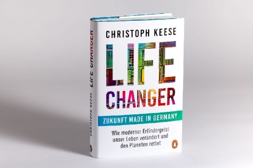 Buchcover und Innenansicht für das Buch: Life Changer - Zukunft made in Germany
